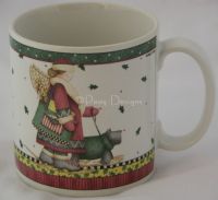 Sakura Debbie Mumm SLEDDING CHARACTERS Coffee Mug